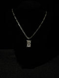 Cartier Chain + Fleur De Lis Pendant