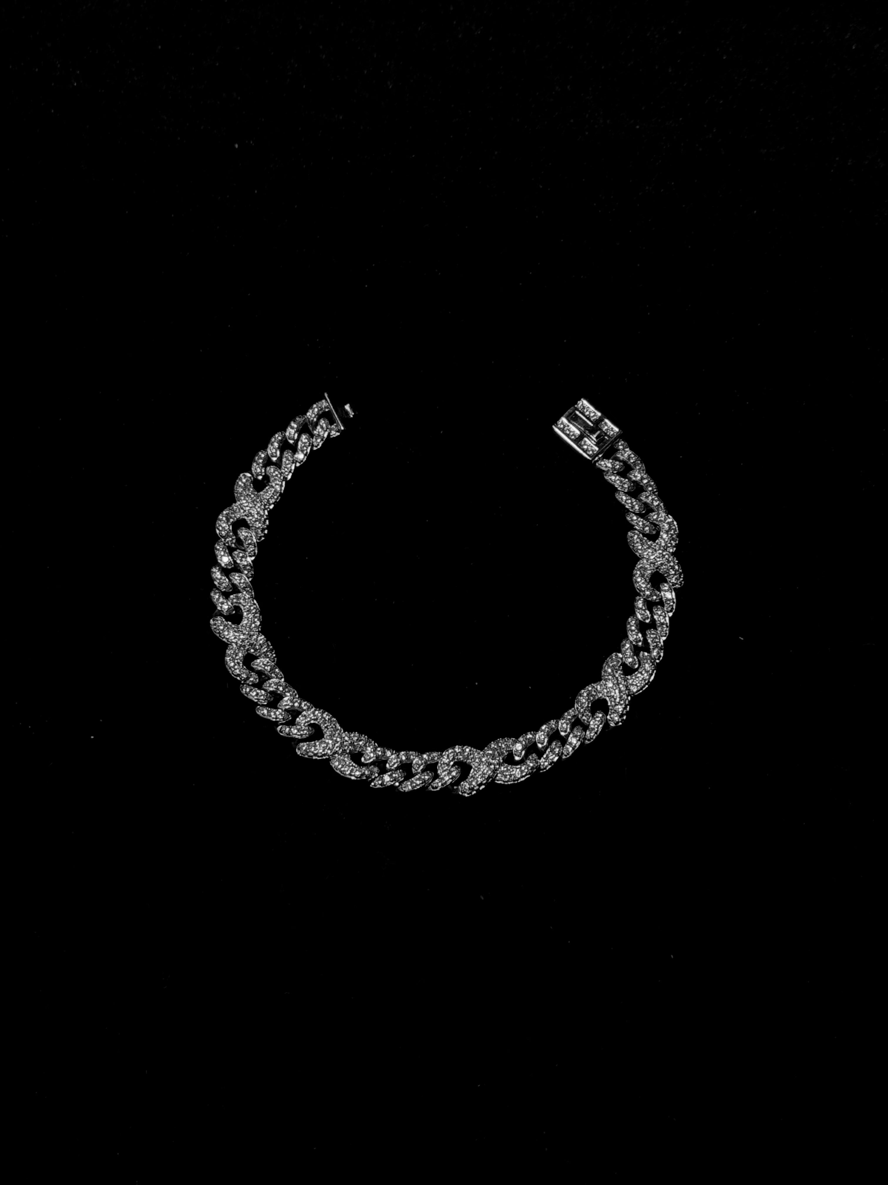 Cuban Pavé Bracelet with Zirconia